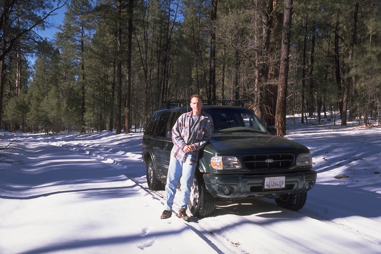 Posing in the Coconino National Forest