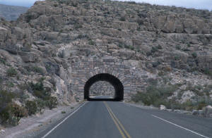 Tunnel to Rio Grande Village